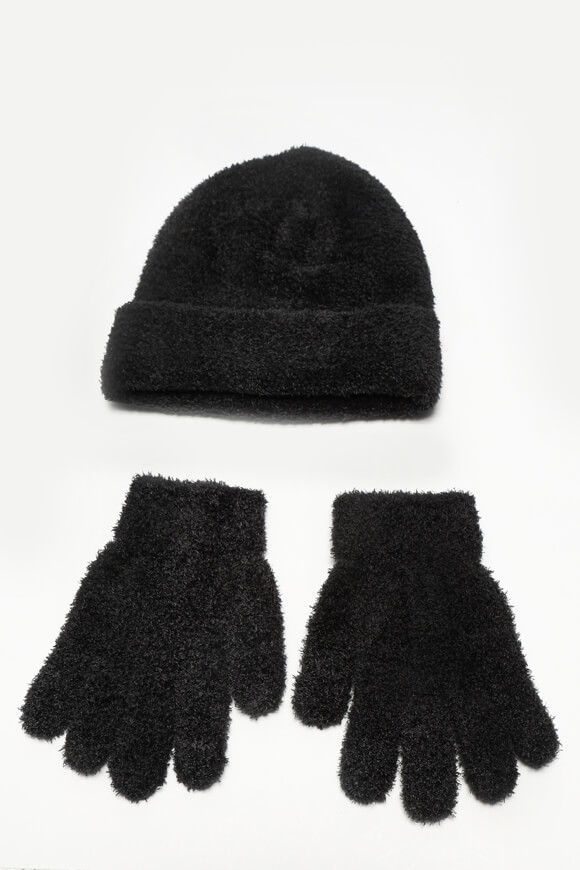 Image sur Lot junior: bonnet et gants en peluche