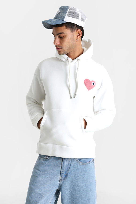 Image sur Heart sweatshirt à capuchon