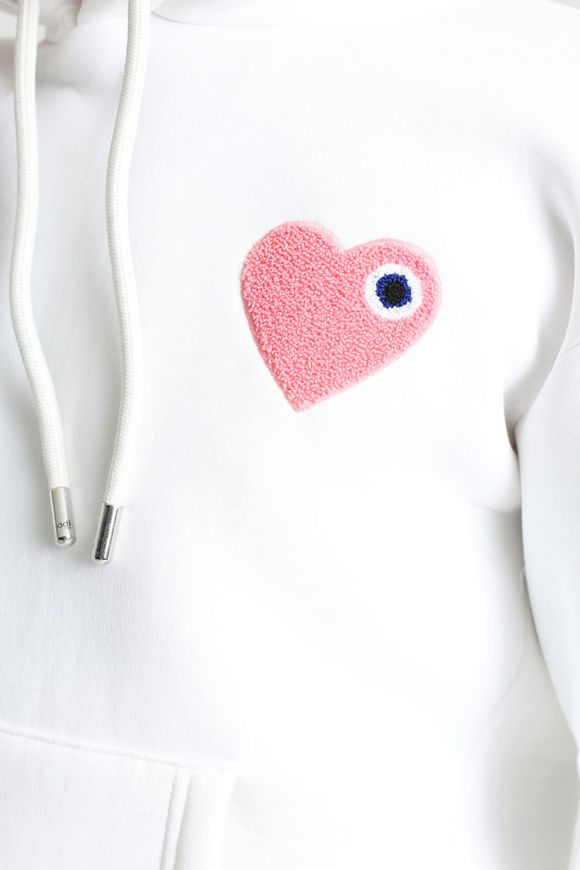 Image sur Heart sweatshirt à capuchon