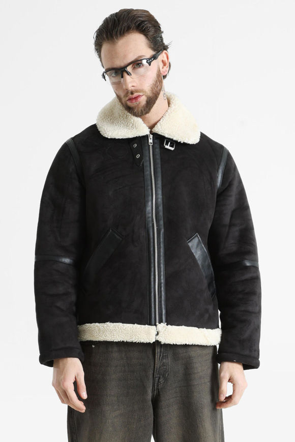 Bild von Cole Aviator Shearling Jacke