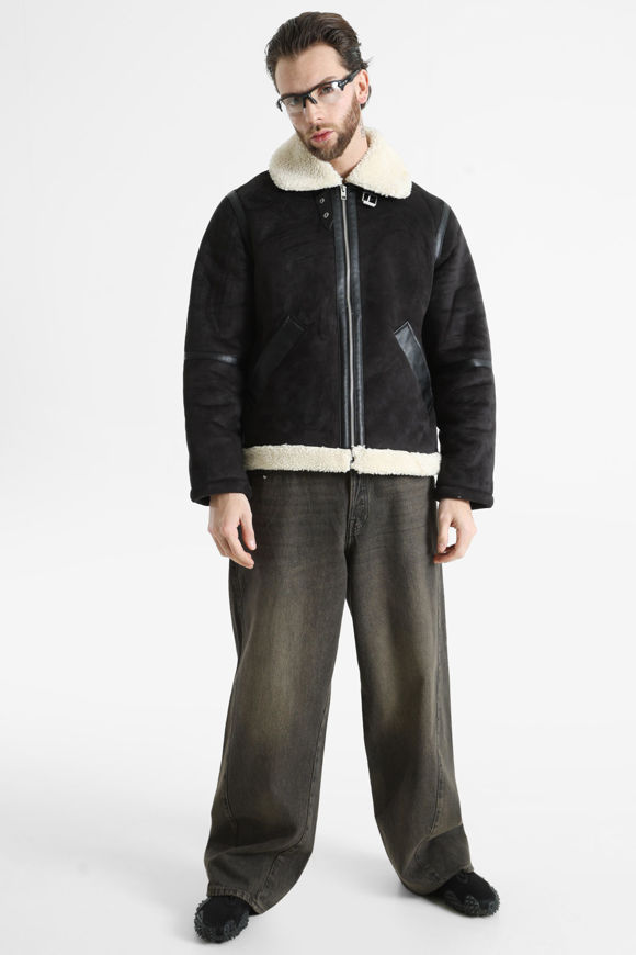 Bild von Cole Aviator Shearling Jacke