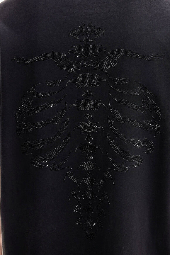 Bild von Ribcage Rhinestone Oversize T-Shirt