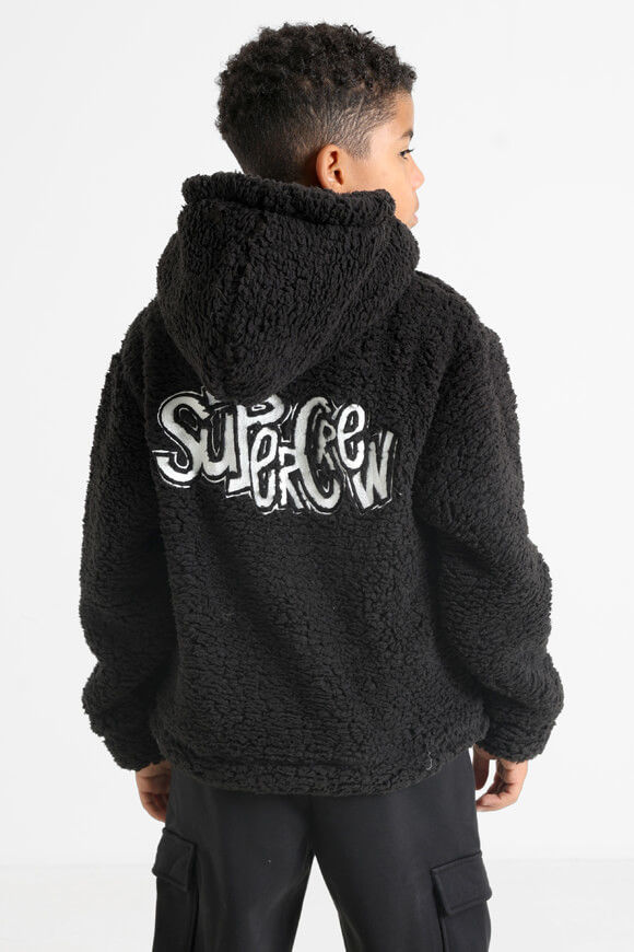 Image sur Sweat en peluche à capuchon