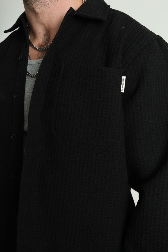 Image sur RRCHEN surchemise en tissu gaufré