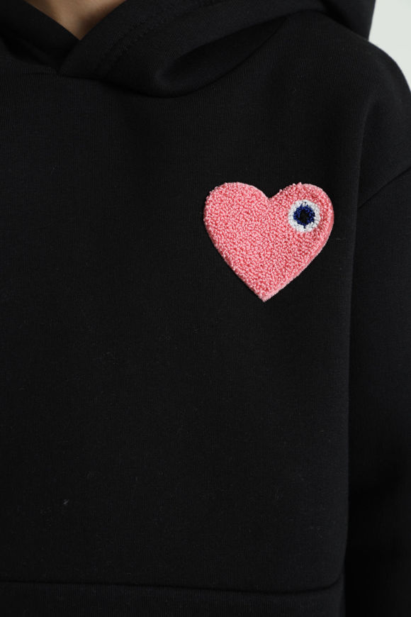 Bild von Heart Kapuzensweatshirt