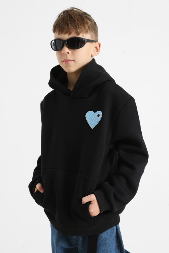 Bild von Heart Kapuzensweatshirt