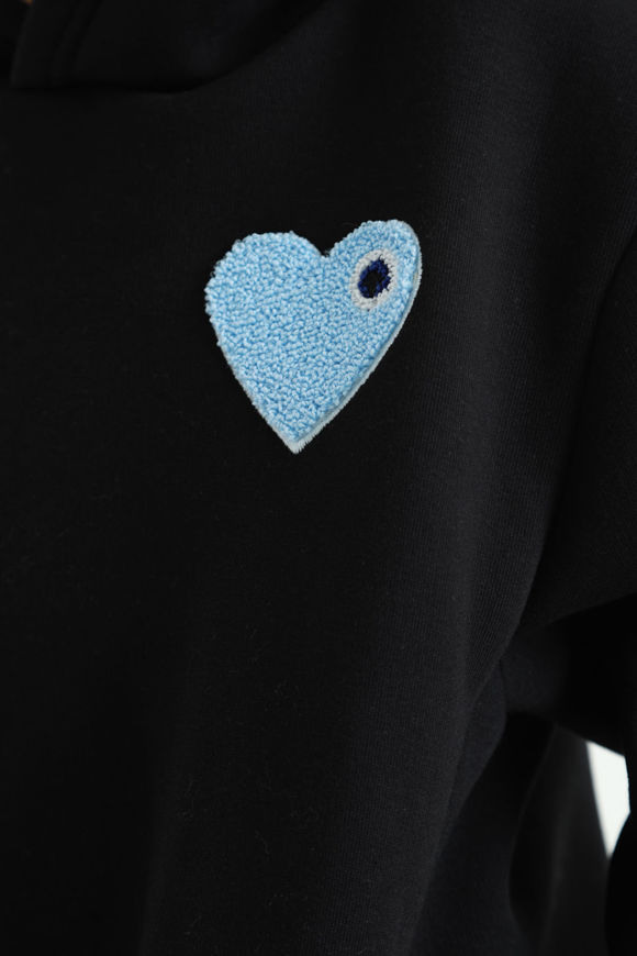 Bild von Heart Kapuzensweatshirt