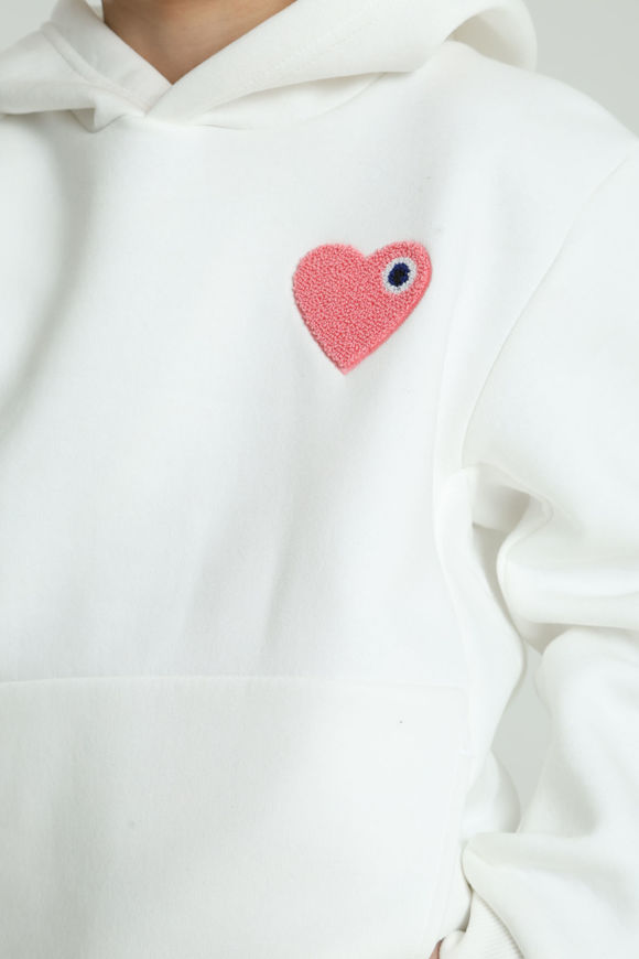 Image sur Heart Kapuzensweatshirt