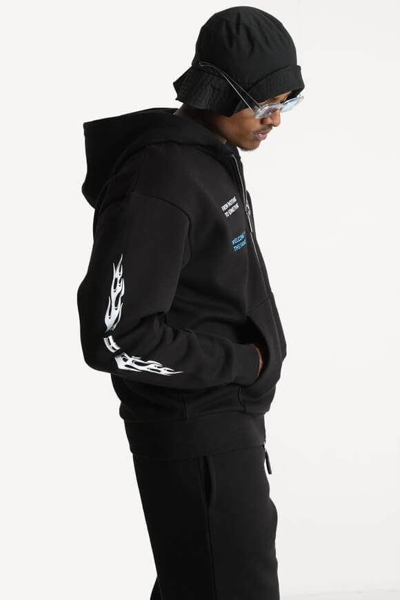 Bild von Oversize Kapuzensweatjacke