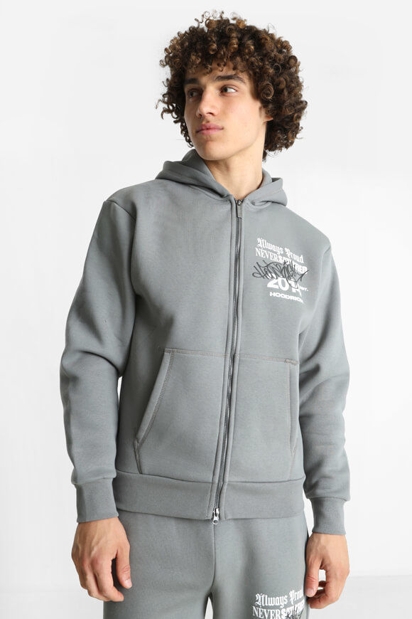 Bild von Stamp Tag Oversize Kapuzensweatjacke