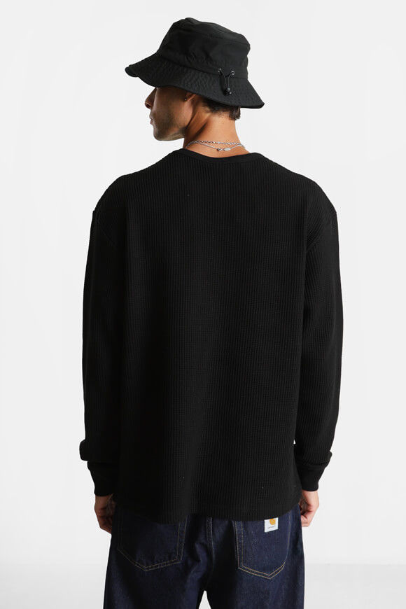 Bild von Langarmshirt mit Waffelstruktur