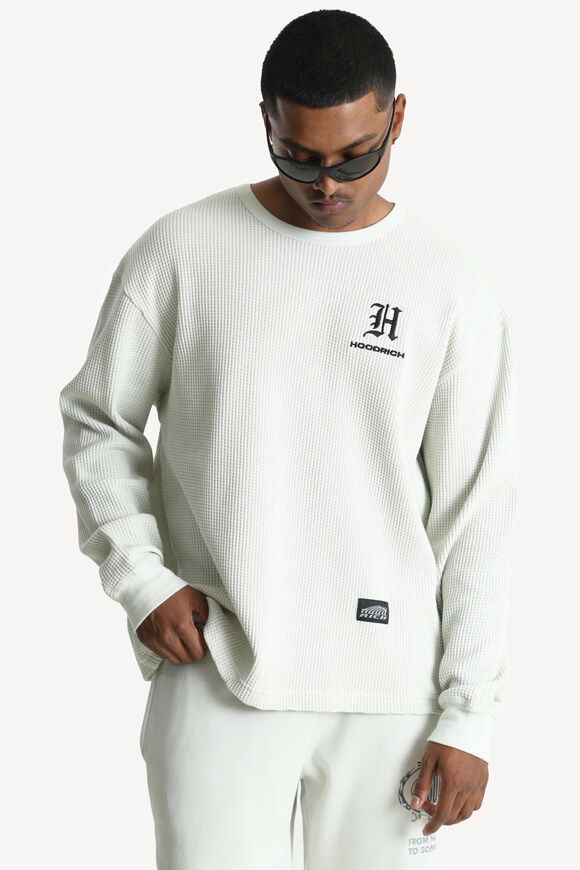 Bild von Langarmshirt mit Waffelstruktur