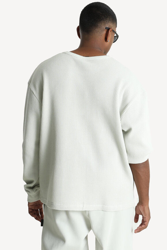 Bild von Langarmshirt mit Waffelstruktur