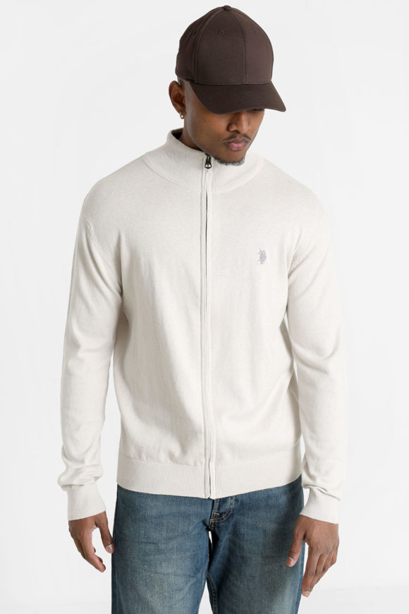 Image sur Leo jaquette en tricot fin