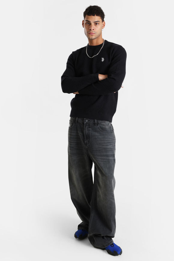 Bild von River Strickpullover mit Waffelstruktur