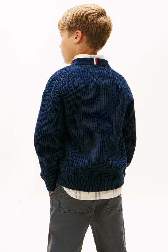 Image sur Pull en tricot côtelé