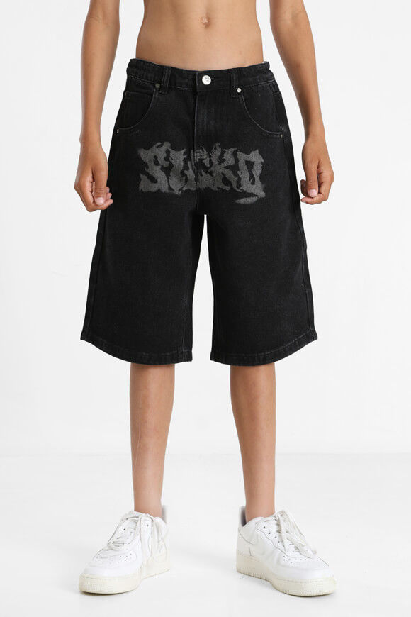 Bild von Baggy Fit Jeansshorts