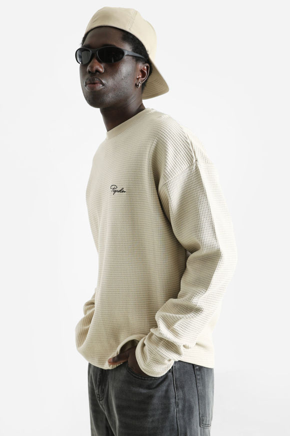 Image sur Signar Langarmshirt mit Waffelstruktur