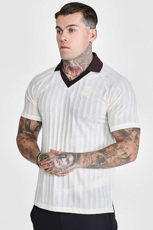 Image sur Strukturiertes Poloshirt