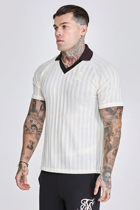 Image sur Strukturiertes Poloshirt