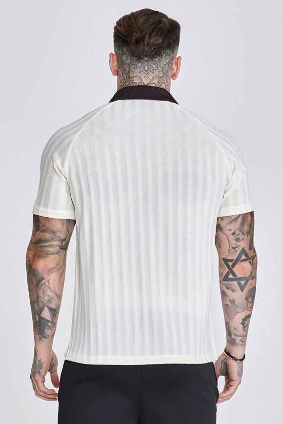Image sur Strukturiertes Poloshirt