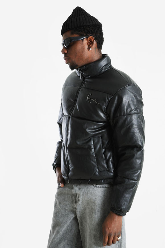 Bild von Puffer Kunstlederjacke