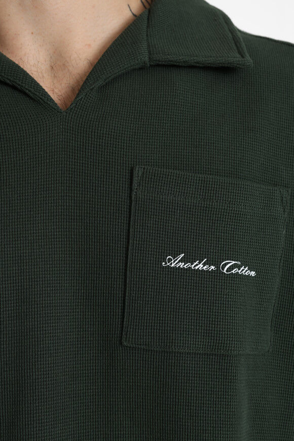 Bild von Oversize Poloshirt mit Waffelstruktur