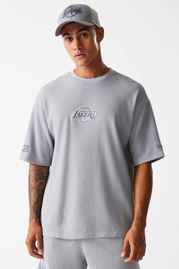 Image sur T-Shirt ample en tissu gaufré