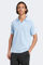 Bild von Poloshirt mit Waffelstruktur