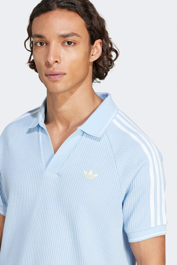 Bild von Poloshirt mit Waffelstruktur