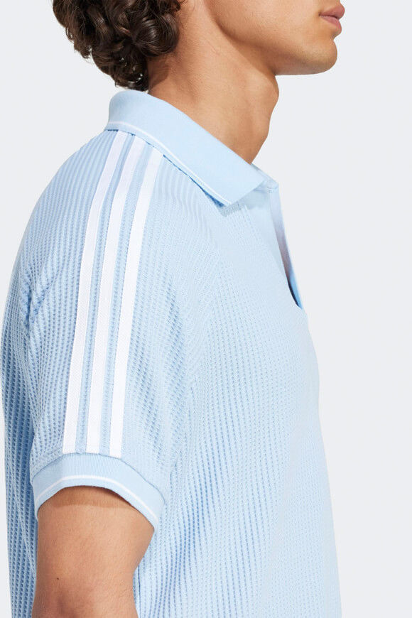 Bild von Poloshirt mit Waffelstruktur