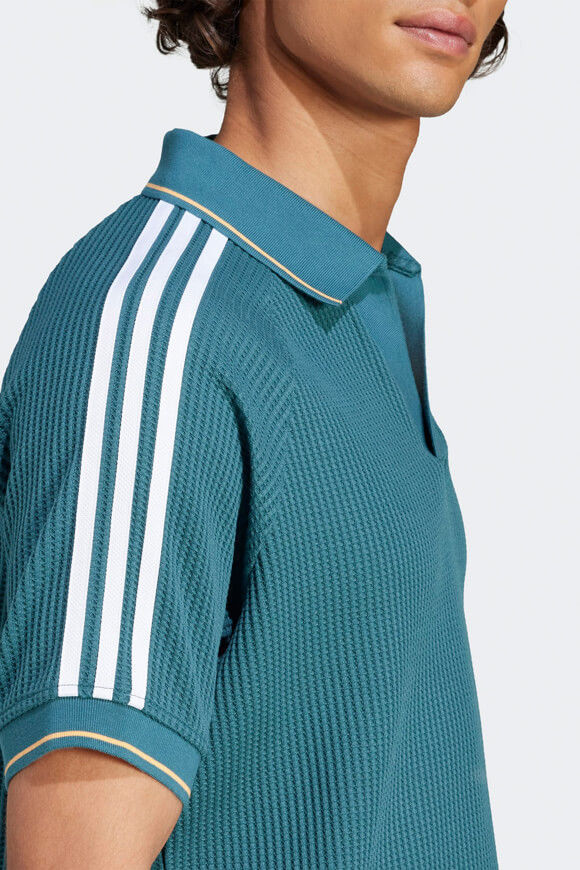 Image sur Poloshirt mit Waffelstruktur