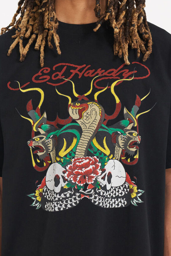 Image sur Snake and Skull Fire T-Shirt