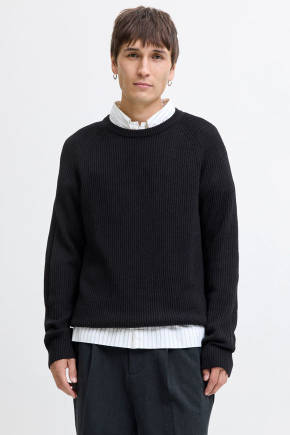 Image sur JJPANNEL pull en tricot côtelé