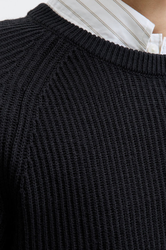 Image sur JJPANNEL pull en tricot côtelé