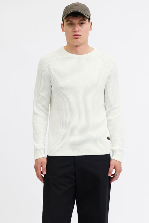 Image sur JJPANNEL pull en tricot côtelé