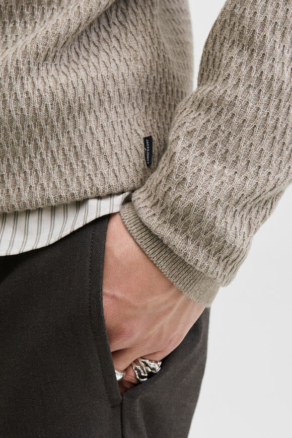 Bild von JPRBLAREAGAN Strukturierter Strickpullover