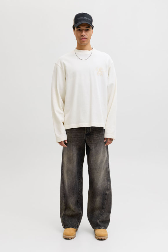 Bild von JJIDAVE JJSKEWED Wide Leg Jeans L32