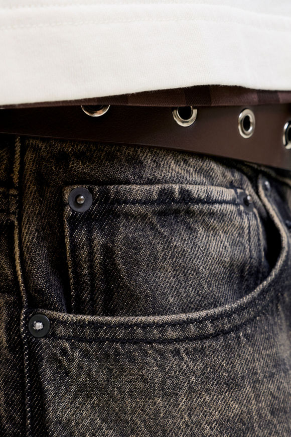 Bild von JJIDAVE JJSKEWED Wide Leg Jeans L32