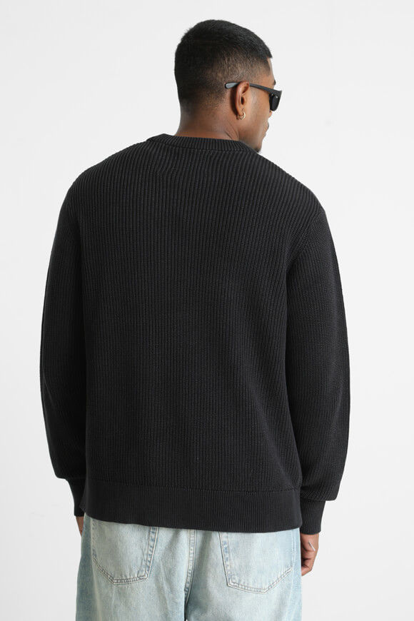 Bild von JCOMOTION Gerippter Strickpullover