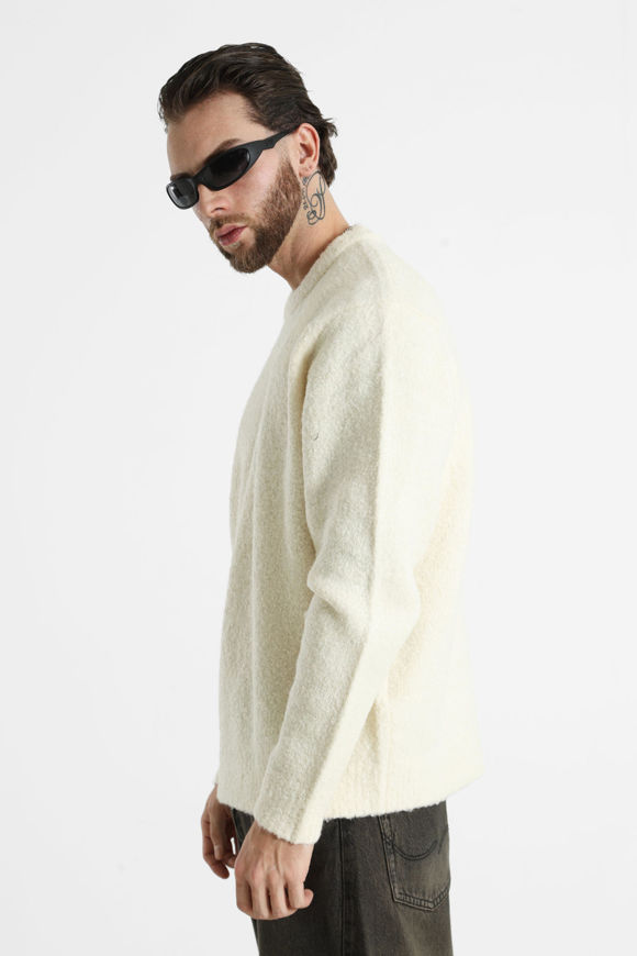 Bild von JORMEADOWS Bouclé-Strickpullover