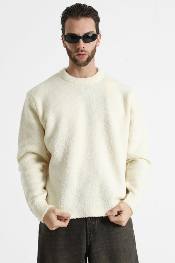 Bild von JORMEADOWS Bouclé-Strickpullover