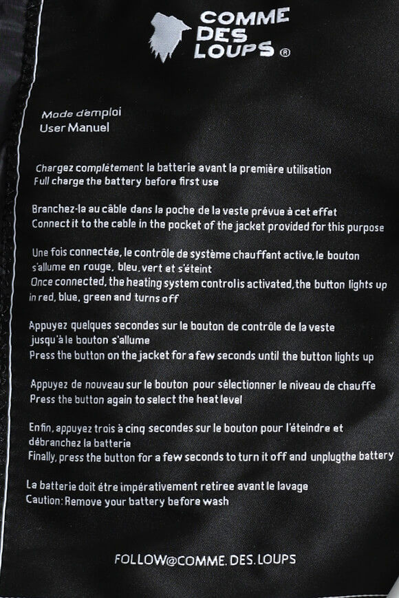 Image sur Springs beheizbare leichte gesteppte Jacke