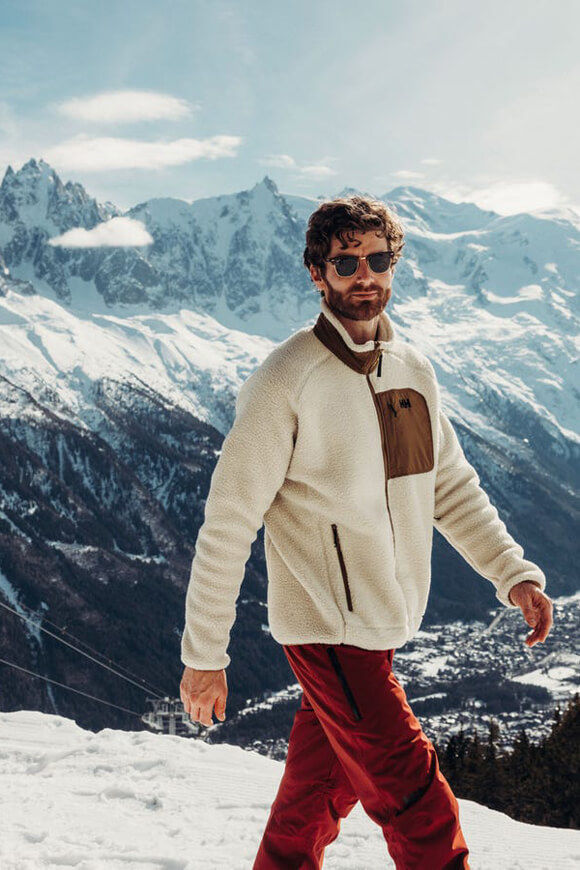 Image sur Panorama Pile Fleecejacke