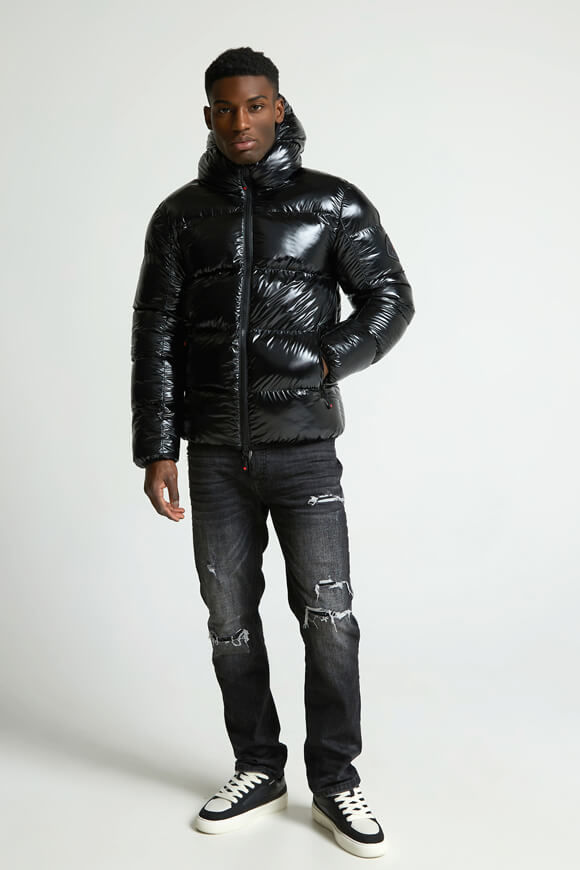 Zavetti Canada Palzino Pufferjacke - Jet Black | Metro Boutique