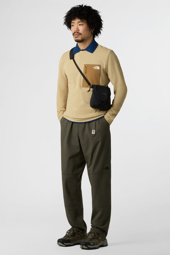 Image sur Kecha Langarmshirt mit Waffelstruktur