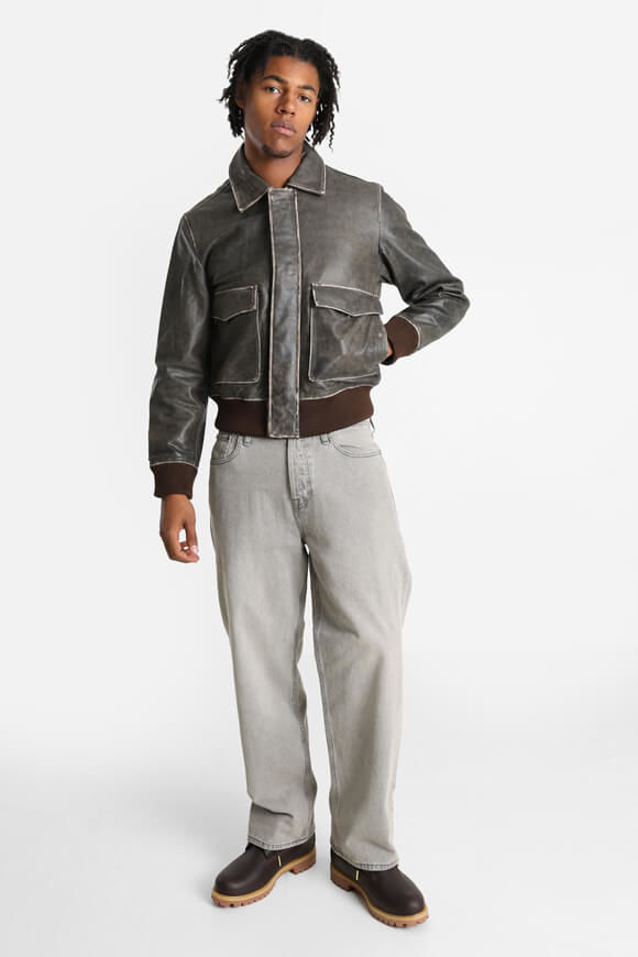 Bild von JORGREENWICH Bomber Kunstlederjacke