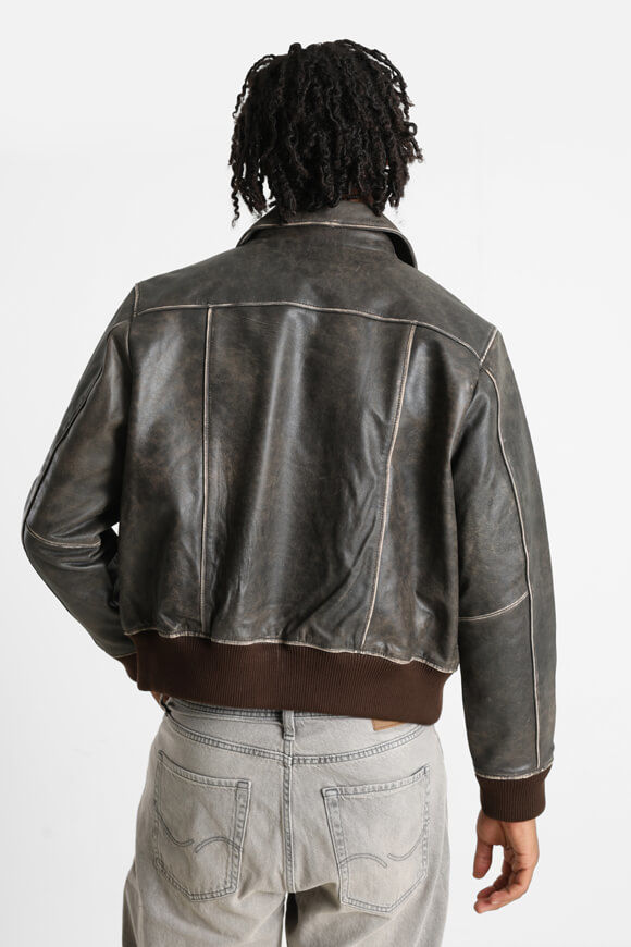 Bild von JORGREENWICH Bomber Kunstlederjacke