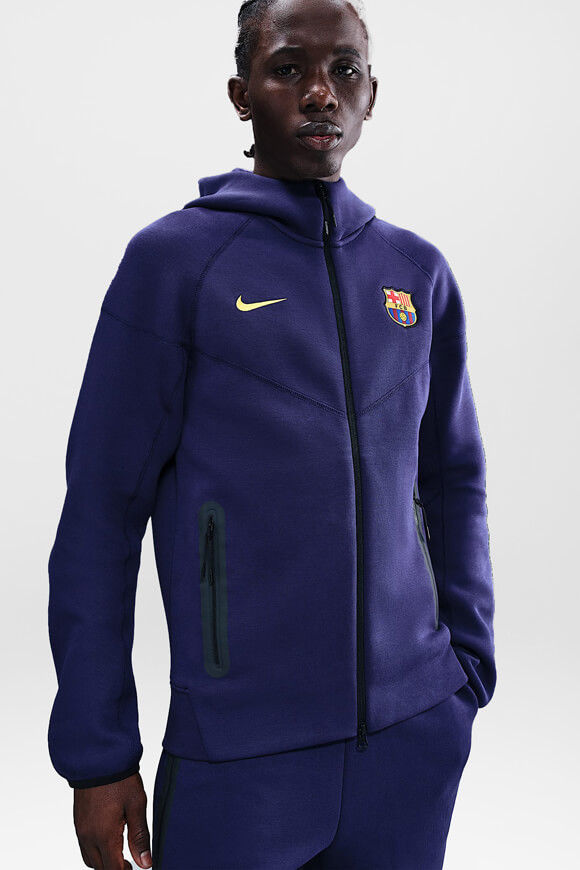 Image sur FC Barcelona Tech Fleece sweat zippé à capuchon