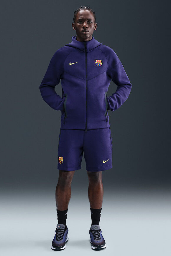 Image sur FC Barcelona Tech Fleece sweat zippé à capuchon